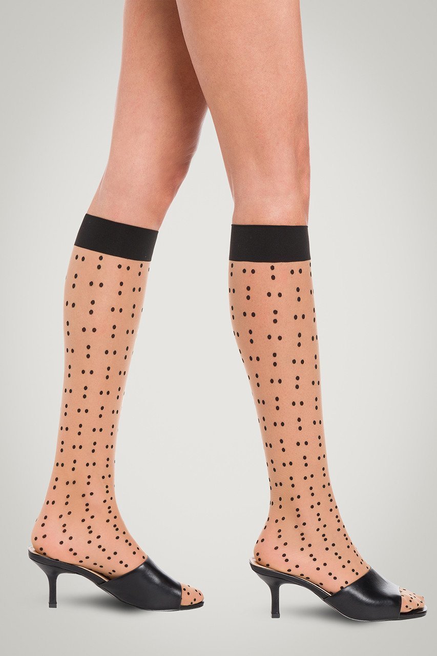 【ウォルフォード/Wolford】の34400 Dots Knee-Highs 人気、トレンドファッション・服の通販 founy(ファニー) 　ファッション　Fashion　レディースファッション　WOMEN　タイツ　Tights　レッグウェア　Legwear　ストッキング　Stockings　ソックス　Socks　タイツ　Tights　ドット　Dot　other-4|ID: prp329100002840414 ipo3291000000031408744