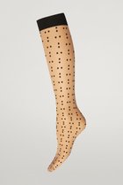 【ウォルフォード/Wolford】の34400 Dots Knee-Highs ベージュ|ID: prp329100002840414 ipo3291000000032865773