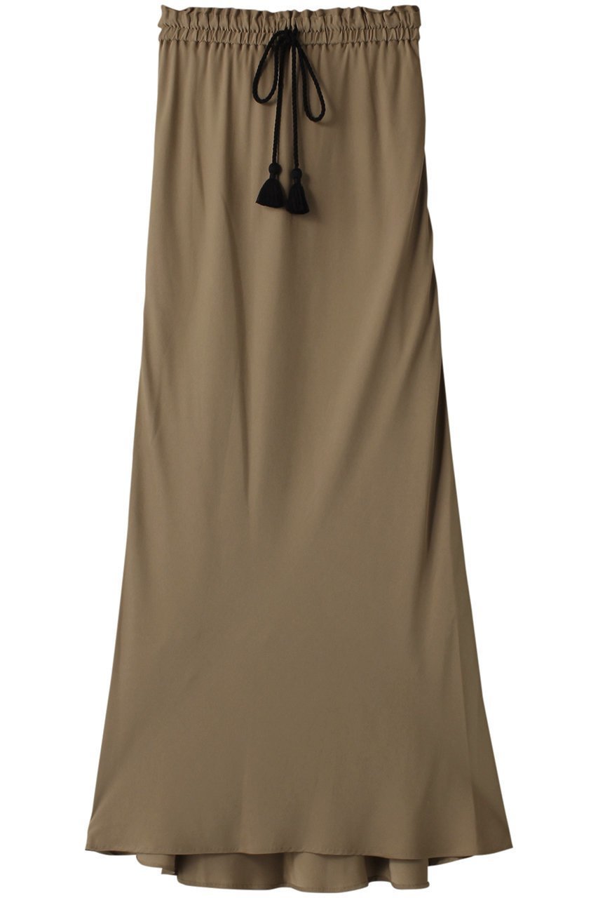 【デパリエ/DEPAREILLE】のシルクロングスカート 人気、トレンドファッション・服の通販 founy(ファニー) 　ファッション　Fashion　レディースファッション　WOMEN　スカート　Skirt　ロングスカート　Long Skirt　なめらか　Smooth　シルク　Silk　シンプル　Simple　タッセル　Tassel　リボン　Ribbon　ロング　Long　 other-1|ID: prp329100002843718 ipo3291000000020633190