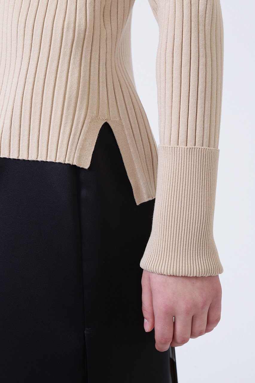 【アドーア/ADORE】のロールアップリブニット 人気、トレンドファッション・服の通販 founy(ファニー) 　ファッション　Fashion　レディースファッション　Fashion for Women　トップス・カットソー　Cut & Sew Tops　ニット　Knit Tops & Sweaters　カジュアルプルオーバー・ニットトップス　Pullovers & Knit Tops / Casual Pullovers　シンプル　Simple, Minimal　ストレッチ　Stretch, Stretchy Fabric　タートルネック　Turtleneck, High Neck　ベーシック　Basic, Essential　ワイドリブ　Wide Rib, Wide Ribbed Knit　other-4|ID: prp329100002847560 ipo3291000000032962072