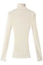 【ウォルフォード/Wolford】の52769 Merino Fine Rib Pullover ウールリブタートルネックニット オフホワイト|ID: prp329100002851646 ipo3291000000032831746