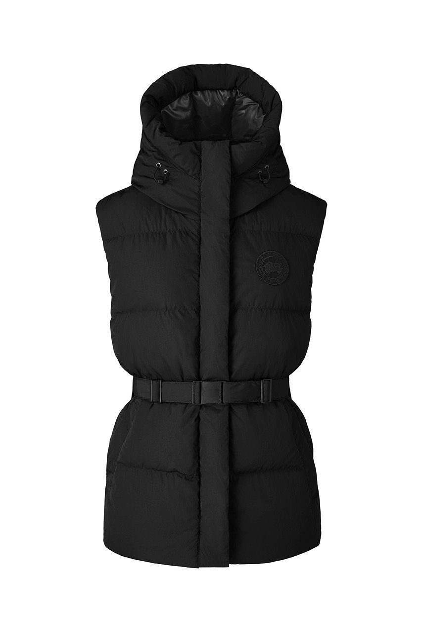 【カナダグース/CANADA GOOSE】の8813W RAYLA VEST レイラ ベスト インテリア・キッズ・メンズ・レディースファッション・服の通販 founy(ファニー) 　ファッション　Fashion　レディースファッション　WOMEN　アウター　Coat Outerwear　コート　Coats　スタイリッシュ　Stylish　ダウン　Down　ベスト　Vest　ミドル　Middle　ブラック|ID: prp329100002863464 ipo3291000000023371549