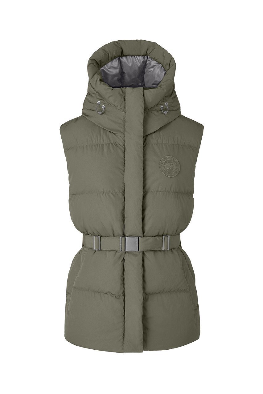 【カナダグース/CANADA GOOSE】の8813W RAYLA VEST レイラ ベスト インテリア・キッズ・メンズ・レディースファッション・服の通販 founy(ファニー) 　ファッション　Fashion　レディースファッション　WOMEN　アウター　Coat Outerwear　コート　Coats　スタイリッシュ　Stylish　ダウン　Down　ベスト　Vest　ミドル　Middle　セージブラッシュ|ID: prp329100002863464 ipo3291000000023371550