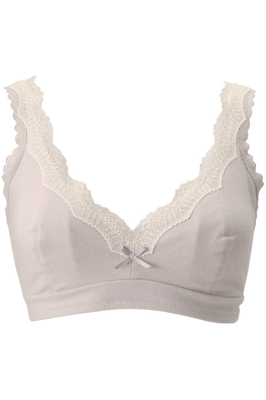 【キッドブルー/KID BLUE】の22起毛ベア天カップブラ インテリア・キッズ・メンズ・レディースファッション・服の通販 founy(ファニー) 　ファッション　Fashion　レディースファッション　Fashion for Women　下着・ランジェリー　Lingerie & Intimates　ブラジャー・ランジェリーブラ　Bras / Lingerie Bras　フェミニン　Feminine, Girly　ブラジャー　Bra, Lingerie　ランジェリー　Lingerie, Intimate Wear　リボン　Ribbon, Bow　リラックス　Relax, Relaxed Fit　レース　Lace, Lace Fabric　今季　This Season, Current Season　定番　Standard, Basic Item　A/W・秋冬　Autumn/Winter　グレー|ID: prp329100002883526 ipo3291000000035755535