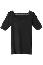 【キッドブルー/KID BLUE】の22起毛ベア天半袖インナー ブラック|ID: prp329100002883528 ipo3291000000036002332