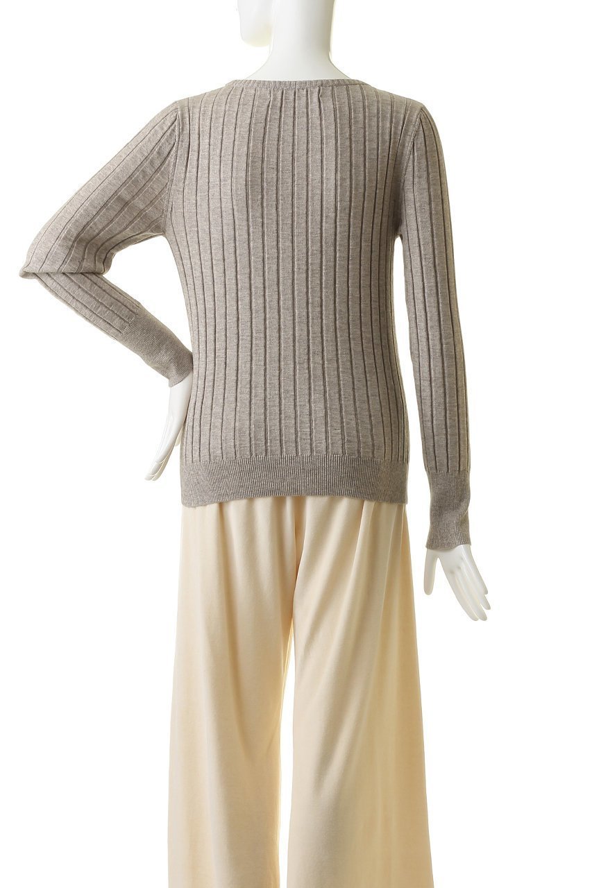 【プリスティン/PRISTINE】のヤク混ワイドリブクル-PO 人気、トレンドファッション・服の通販 founy(ファニー) 　ファッション　Fashion　レディースファッション　Fashion for Women　トップス・カットソー　Cut & Sew Tops　ニット　Knit Tops & Sweaters　カジュアルプルオーバー・ニットトップス　Pullovers & Knit Tops / Casual Pullovers　なめらか　Smooth, Silky Texture　インナー　Innerwear　ベーシック　Basic, Essential　定番　Standard, Basic Item　other-4|ID: prp329100002886030 ipo3291000000036906707