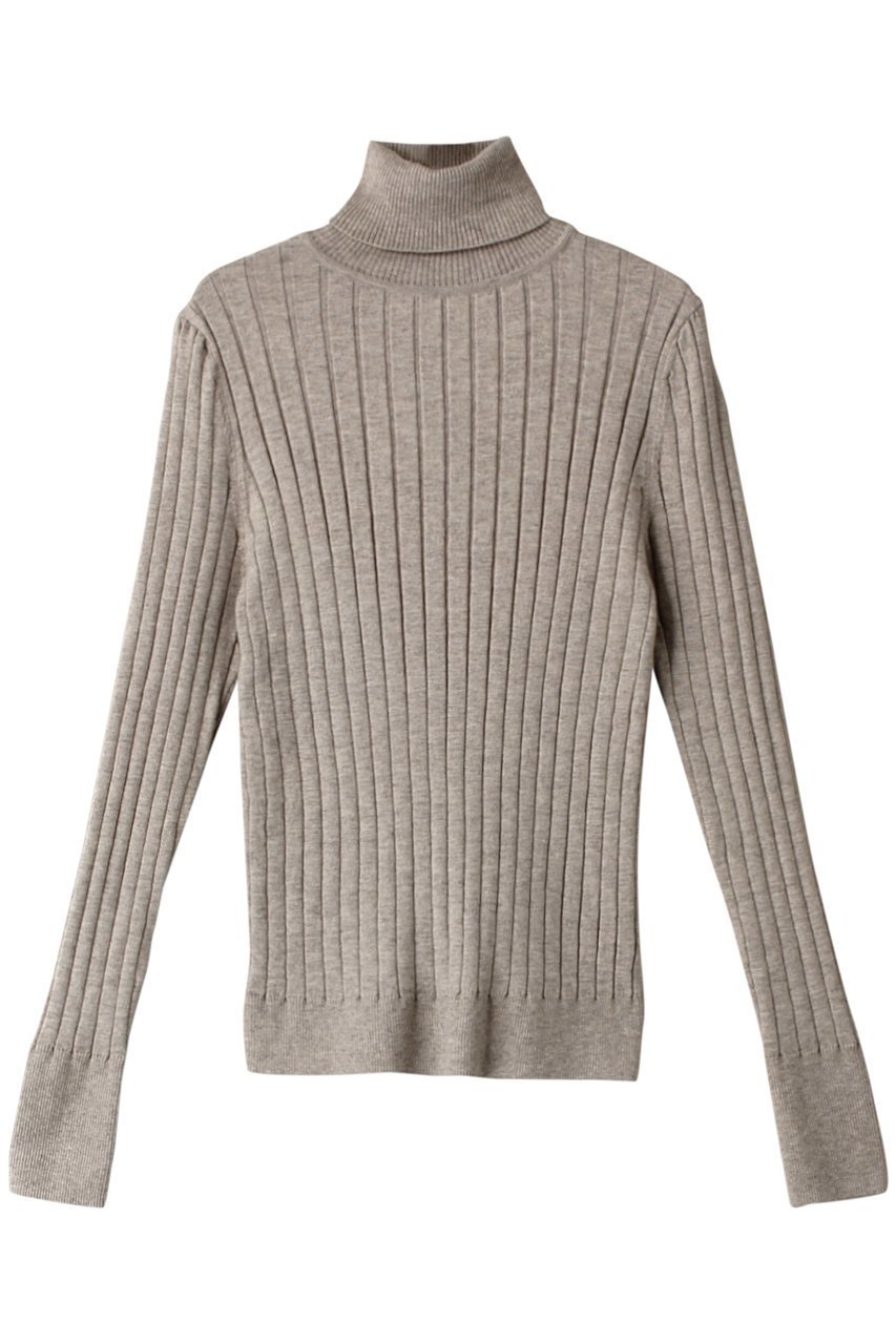 【プリスティン/PRISTINE】のヤク混ワイドリブタ-トルPO インテリア・キッズ・メンズ・レディースファッション・服の通販 founy(ファニー) 　ファッション　Fashion　レディースファッション　Fashion for Women　トップス・カットソー　Cut & Sew Tops　ニット　Knit Tops & Sweaters　カジュアルプルオーバー・ニットトップス　Pullovers & Knit Tops / Casual Pullovers　なめらか　Smooth, Silky Texture　スウェット / スエット　Sweatshirt, Sweatwear　A/W・秋冬　Autumn/Winter　グレー|ID: prp329100002886031 ipo3291000000036906711