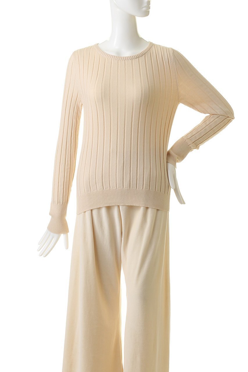 【プリスティン/PRISTINE】のカシミヤ混ワイドリブクル-PO 人気、トレンドファッション・服の通販 founy(ファニー) 　ファッション　Fashion　レディースファッション　Fashion for Women　トップス・カットソー　Cut & Sew Tops　ニット　Knit Tops & Sweaters　カジュアルプルオーバー・ニットトップス　Pullovers & Knit Tops / Casual Pullovers　インナー　Innerwear　ベーシック　Basic, Essential　ワイドリブ　Wide Rib, Wide Ribbed Knit　定番　Standard, Basic Item　other-2|ID: prp329100002886032 ipo3291000000032961753