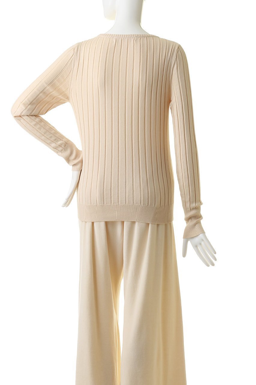 【プリスティン/PRISTINE】のカシミヤ混ワイドリブクル-PO 人気、トレンドファッション・服の通販 founy(ファニー) 　ファッション　Fashion　レディースファッション　Fashion for Women　トップス・カットソー　Cut & Sew Tops　ニット　Knit Tops & Sweaters　カジュアルプルオーバー・ニットトップス　Pullovers & Knit Tops / Casual Pullovers　インナー　Innerwear　ベーシック　Basic, Essential　ワイドリブ　Wide Rib, Wide Ribbed Knit　定番　Standard, Basic Item　other-4|ID: prp329100002886032 ipo3291000000032961761