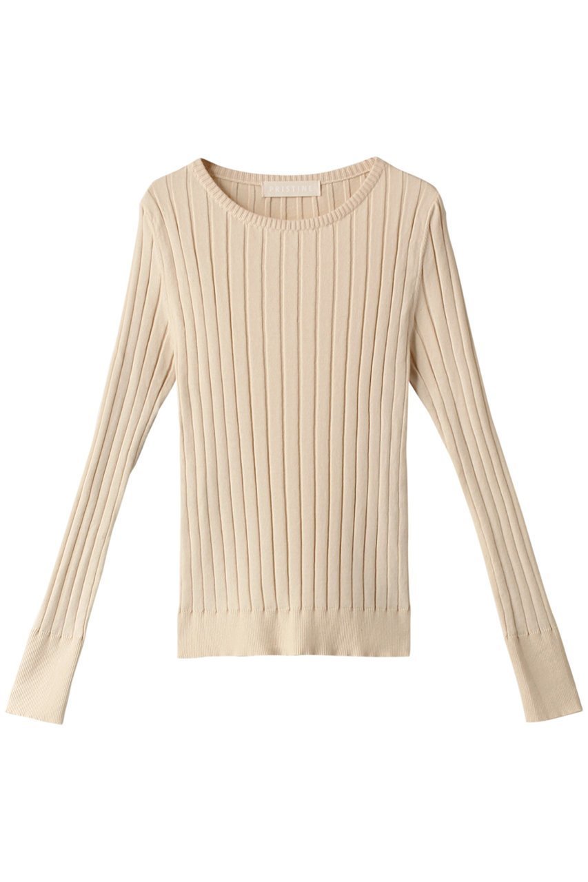 【プリスティン/PRISTINE】のカシミヤ混ワイドリブクル-PO 人気、トレンドファッション・服の通販 founy(ファニー) ファッション Fashion レディースファッション Fashion for Women トップス・カットソー Cut & Sew Tops ニット Knit Tops & Sweaters カジュアルプルオーバー・ニットトップス Pullovers & Knit Tops / Casual Pullovers インナー Innerwear ベーシック Basic, Essential ワイドリブ Wide Rib, Wide Ribbed Knit 定番 Standard, Basic Item other-1|ID: prp329100002886032 ipo3291000000036906603