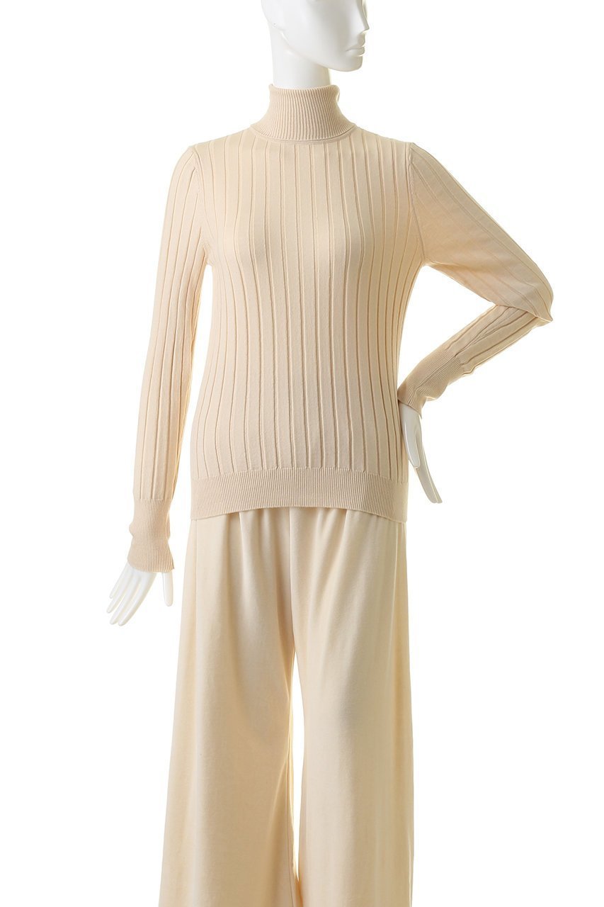 【プリスティン/PRISTINE】のカシミヤ混ワイドリブタ-トルPO 人気、トレンドファッション・服の通販 founy(ファニー) 　ファッション　Fashion　レディースファッション　Fashion for Women　トップス・カットソー　Cut & Sew Tops　ニット　Knit Tops & Sweaters　カジュアルプルオーバー・ニットトップス　Pullovers & Knit Tops / Casual Pullovers　なめらか　Smooth, Silky Texture　シンプル　Simple, Minimal　スウェット / スエット　Sweatshirt, Sweatwear　ロング　Long, Long-Length　ワイドリブ　Wide Rib, Wide Ribbed Knit　春　Spring　秋　Autumn　other-2|ID: prp329100002886033 ipo3291000000032961778
