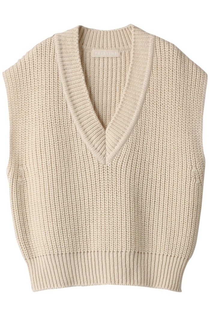 【プリスティン/PRISTINE】のウ-ル混片畦ベスト インテリア・キッズ・メンズ・レディースファッション・服の通販 founy(ファニー) https://founy.com/ ファッション Fashion レディースファッション Fashion for Women トップス・カットソー Cut & Sew Tops ニット Knit Tops & Sweaters ベスト&ジレ / 重ね着スタイル Vests & Gilets カジュアルプルオーバー・ニットトップス Pullovers & Knit Tops / Casual Pullovers カットソー Cut and Sewn Top クラシカル Classical, Vintage-Inspired ベスト Vest, Waistcoat 畦 Ribbed Knit A/W・秋冬 Autumn/Winter |ID: prp329100002886036 ipo3291000000036224657