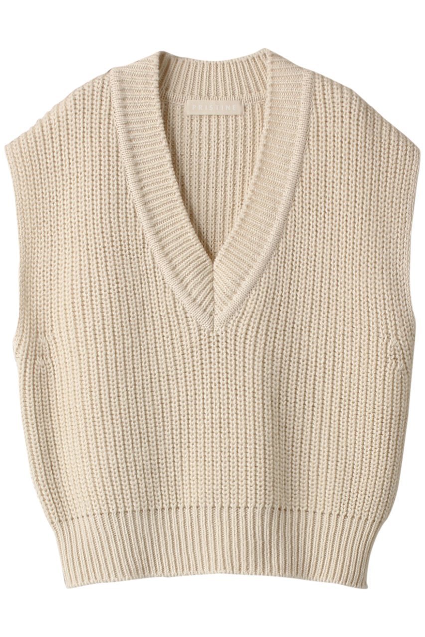【プリスティン/PRISTINE】のウ-ル混片畦ベスト 人気、トレンドファッション・服の通販 founy(ファニー) ファッション Fashion レディースファッション Fashion for Women トップス・カットソー Cut & Sew Tops ニット Knit Tops & Sweaters ベスト&ジレ / 重ね着スタイル Vests & Gilets カジュアルプルオーバー・ニットトップス Pullovers & Knit Tops / Casual Pullovers カットソー Cut and Sewn Top クラシカル Classical, Vintage-Inspired ベスト Vest, Waistcoat 畦 Ribbed Knit A/W・秋冬 Autumn/Winter other-1|ID: prp329100002886036 ipo3291000000036906617