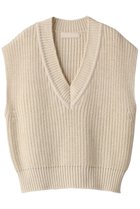 【プリスティン/PRISTINE】のウ-ル混片畦ベスト ナチュラル|ID: prp329100002886036 ipo3291000000036906618