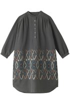 【ミナ ペルホネン/mina perhonen / KIDS】の【Kids】forest diamond ワンピース 人気、トレンドファッション・服の通販 founy(ファニー) ファッション Fashion キッズファッション Fashion for Kids ワンピース Dresses モチーフ Motif, Design Theme thumbnail グレー|ID: prp329100002914902 ipo3291000000032844996