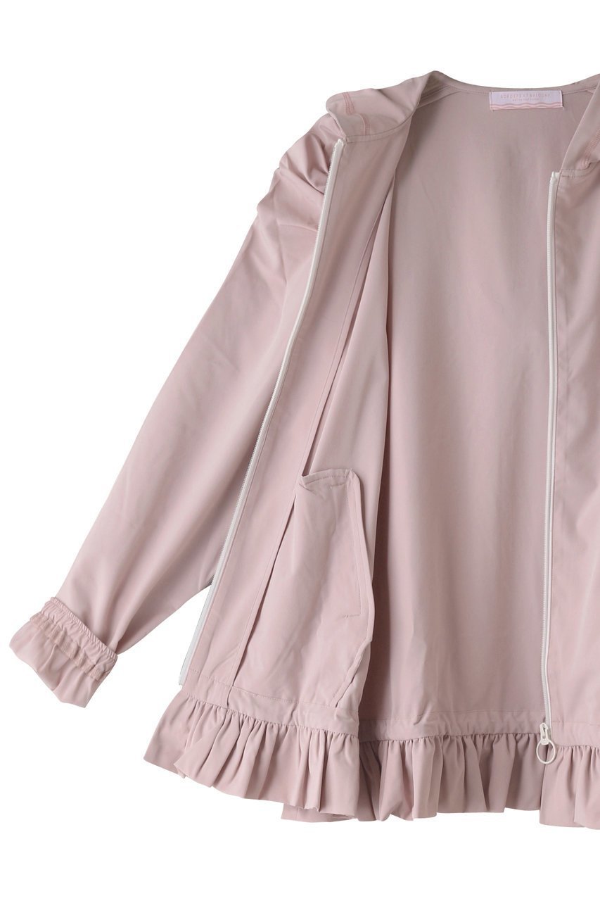 【ボーダーズ アット バルコニー/BORDERS at BALCONY】のジップアップフーディー 人気、トレンドファッション・服の通販 founy(ファニー) 　ファッション　Fashion　レディースファッション　WOMEN　トップス・カットソー　Tops/Tshirt　シャツ/ブラウス　Shirts/Blouses　パーカ　Sweats　ロング / Tシャツ　T-Shirts　スウェット　Sweat　カットソー　Cut and Sewn　ギャザー　Gather　ジップアップ　Zip Up　スリーブ　Sleeve　フェミニン　Feminine　other-6|ID: prp329100002930061 ipo3291000000031424838