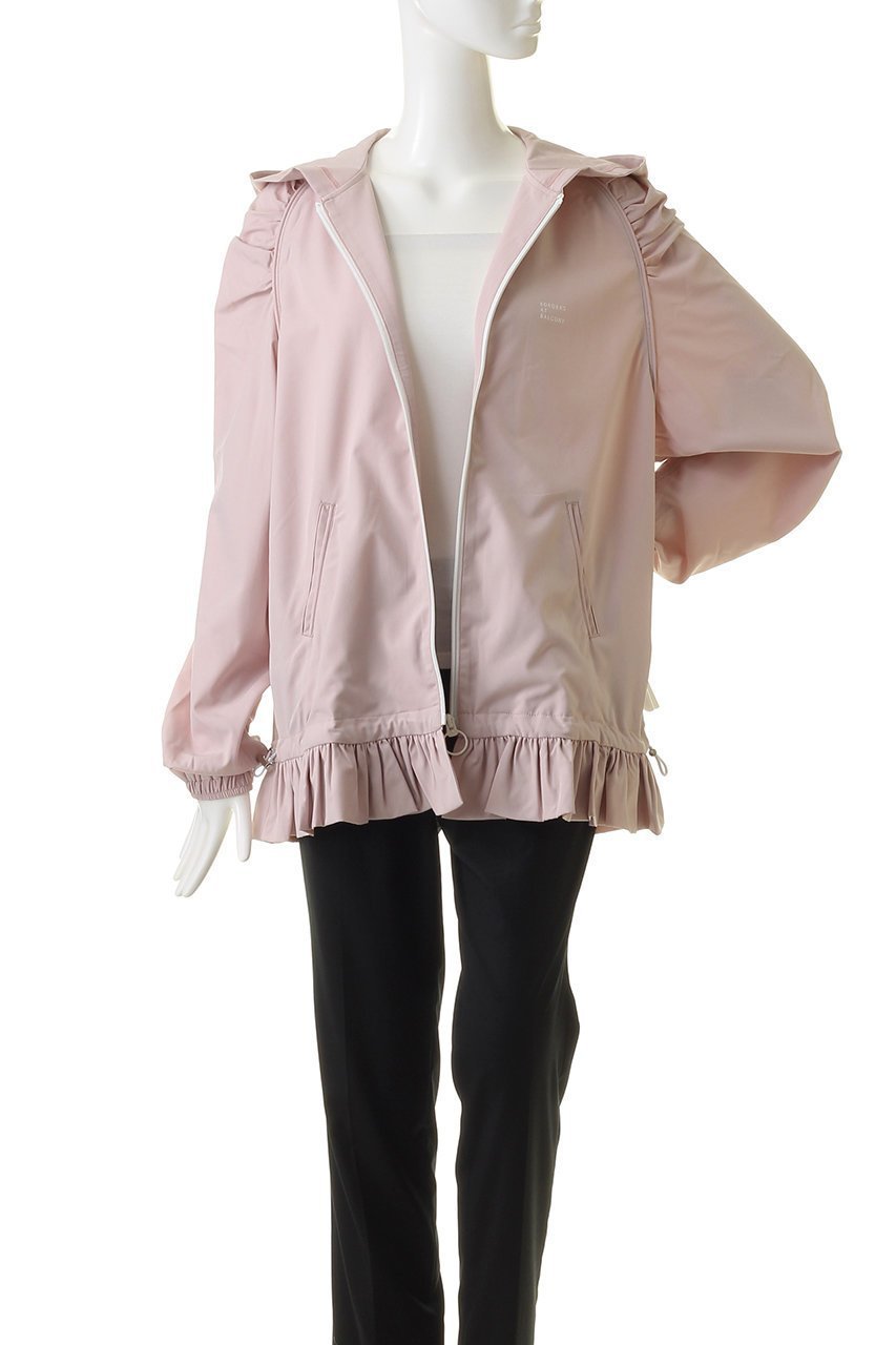 【ボーダーズ アット バルコニー/BORDERS at BALCONY】のジップアップフーディー 人気、トレンドファッション・服の通販 founy(ファニー) 　ファッション　Fashion　レディースファッション　WOMEN　トップス・カットソー　Tops/Tshirt　シャツ/ブラウス　Shirts/Blouses　パーカ　Sweats　ロング / Tシャツ　T-Shirts　スウェット　Sweat　カットソー　Cut and Sewn　ギャザー　Gather　ジップアップ　Zip Up　スリーブ　Sleeve　フェミニン　Feminine　other-7|ID: prp329100002930061 ipo3291000000031424842