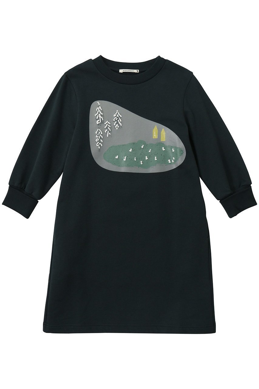 【ミナ ペルホネン/mina perhonen / KIDS】の【Kids】forest village ワンピース インテリア・キッズ・メンズ・レディースファッション・服の通販 founy(ファニー) 　ファッション　Fashion　キッズファッション　Fashion for Kids　ワンピース　Dresses　スニーカー　Sneakers, Trainers　ハンド　Hand, Handmade　冬　Winter / This Winter　モスグリーン|ID: prp329100002932932 ipo3291000000032844915