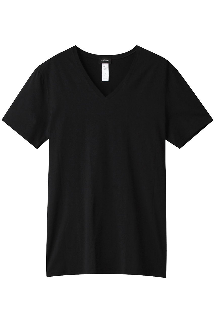 【ハンロ/HANRO / MEN】の【MEN】COTTON SUPERIOR半袖 インテリア・キッズ・メンズ・レディースファッション・服の通販 founy(ファニー) 　ファッション　Fashion　メンズファッション　Fashion for Men　トップス・カットソー　Cut & Sew Tops　メンズシャツ　Shirts　なめらか　Smooth, Silky Texture　インナー　Innerwear　ショート　Short, Short Length　ストレッチ　Stretch, Stretchy Fabric　スリーブ　Sleeve, Long Sleeve / Short Sleeve　フィット　Fit, Slim Fit　半袖　Short Sleeve, Half Sleeve　ブラック|ID: prp329100002940251 ipo3291000000032814363