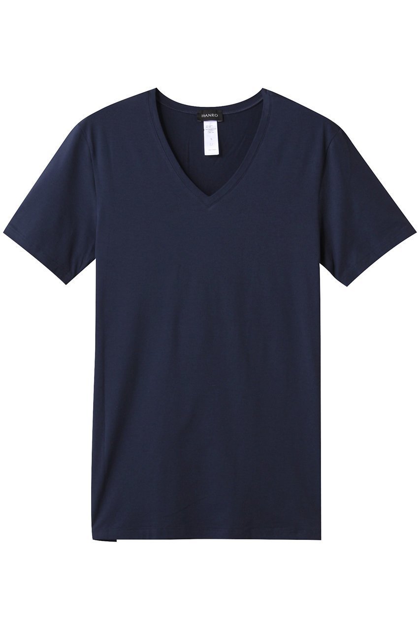 【ハンロ/HANRO / MEN】の【MEN】COTTON SUPERIOR半袖 インテリア・キッズ・メンズ・レディースファッション・服の通販 founy(ファニー) 　ファッション　Fashion　メンズファッション　Fashion for Men　トップス・カットソー　Cut & Sew Tops　メンズシャツ　Shirts　なめらか　Smooth, Silky Texture　インナー　Innerwear　ショート　Short, Short Length　ストレッチ　Stretch, Stretchy Fabric　スリーブ　Sleeve, Long Sleeve / Short Sleeve　フィット　Fit, Slim Fit　半袖　Short Sleeve, Half Sleeve　ネイビー|ID: prp329100002940251 ipo3291000000032814364