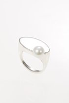 【エネイ/ENEY】のARCHパールシグネットリング シルバー|ID: prp329100002940313 ipo3291000000036147263