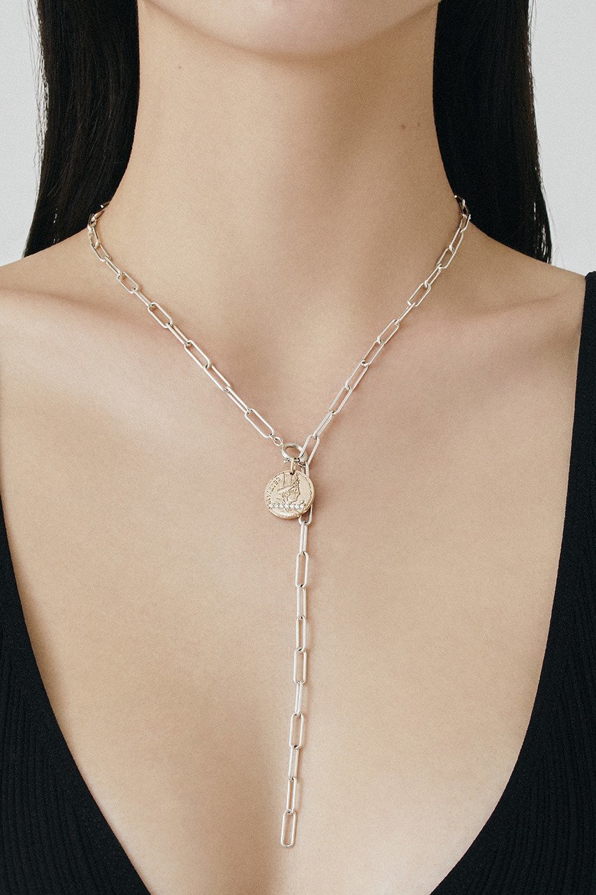 【エネイ/ENEY】のCHAIN シルバーロングネックレス 人気、トレンドファッション・服の通販 founy(ファニー) 　ファッション　Fashion　レディースファッション　Fashion for Women　ジュエリー　Jewelry　ネックレス　Necklaces & Pendants　おすすめ　Recommended / Our Picks　コイン　Coin, Coin Design　シルバー　Silver, Metallic Silver　チェーン　Chain, Chain Strap　ネックレス　Necklace, Pendant Necklace　ロング　Long, Long-Length　エレガント 上品　Elegant　other-2|ID: prp329100002940316 ipo3291000000033075256