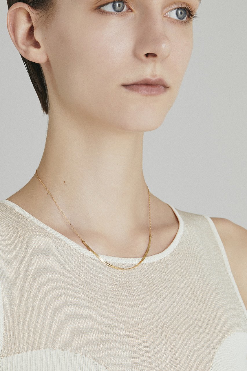 【エネイ/ENEY】のHERRINGBONEンチェーンネックレス 人気、トレンドファッション・服の通販 founy(ファニー) 　ファッション　Fashion　レディースファッション　Fashion for Women　ジュエリー　Jewelry　ファッションリング　Fashion Rings　ネックレス　Necklaces & Pendants　おすすめ　Recommended / Our Picks　コレクション　Collection, Seasonal Line　チェーン　Chain, Chain Strap　ネックレス　Necklace, Pendant Necklace　プレート　Plate, Dish　other-2|ID: prp329100002944175 ipo3291000000033154703