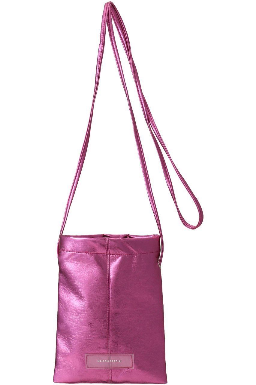 【メゾンスペシャル/MAISON SPECIAL】のショルダーモバイルケース インテリア・キッズ・メンズ・レディースファッション・服の通販 founy(ファニー) ファッション Fashion レディースファッション Fashion for Women バッグ Bags ショルダー Shoulder, Shoulder Strap シルバー Silver, Metallic Silver パッチ Patch, Appliqué フェイクレザー Faux Leather, PU Leather ベーシック Basic, Essential メタリック Metallic, Shiny Finish PNK(ピンク)|ID: prp329100002944196 ipo3291000000035102769