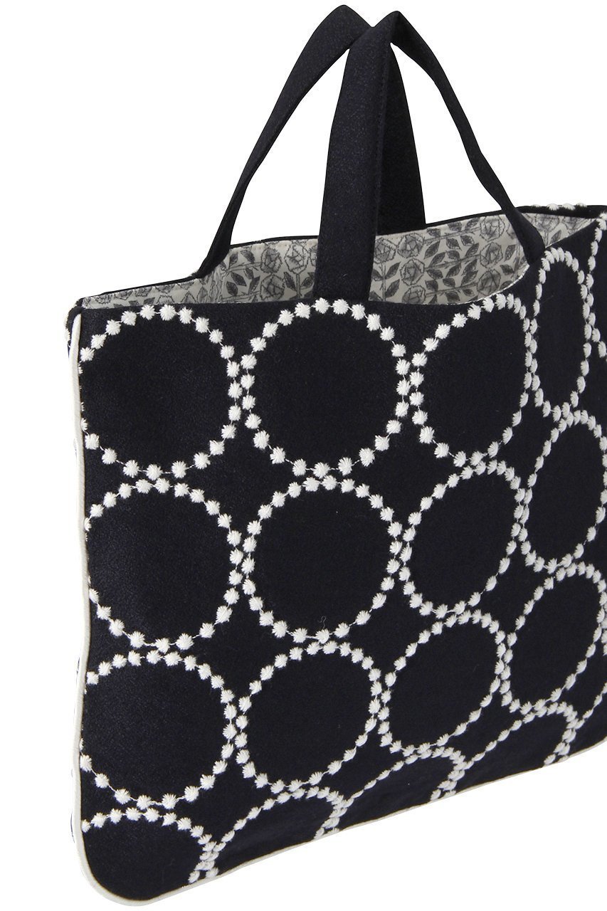 【ミナ ペルホネン/mina perhonen / KIDS】の【KIDS】tambourineバッグ ネイビー F 人気、トレンドファッション・服の通販 founy(ファニー) 　ファッション　Fashion　キッズファッション　Fashion for Kids　ハンド　Hand, Handmade　ポーチ　Pouch, Small Case　モチーフ　Motif, Design Theme　定番　Standard, Basic Item　other-3|ID: prp329100002944235 ipo3291000000035852811