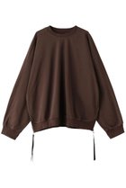 【メゾンスペシャル/MAISON SPECIAL】の【UNISEX】ヘビースウェット プライムオーバーサイドZIP クルーネックPO 人気、トレンドファッション・服の通販 founy(ファニー) ファッション Fashion レディースファッション WOMEN トップス・カットソー Tops/Tshirt シャツ/ブラウス Shirts/Blouses パーカ Sweats ロング / Tシャツ T-Shirts スウェット Sweat カットソー Cut and Sewn ユニセックス Unisex サイドジップ Side Zip シンプル Simple 定番 Standard thumbnail BRN(ブラウン)|ID: prp329100002947873 ipo3291000000029988053