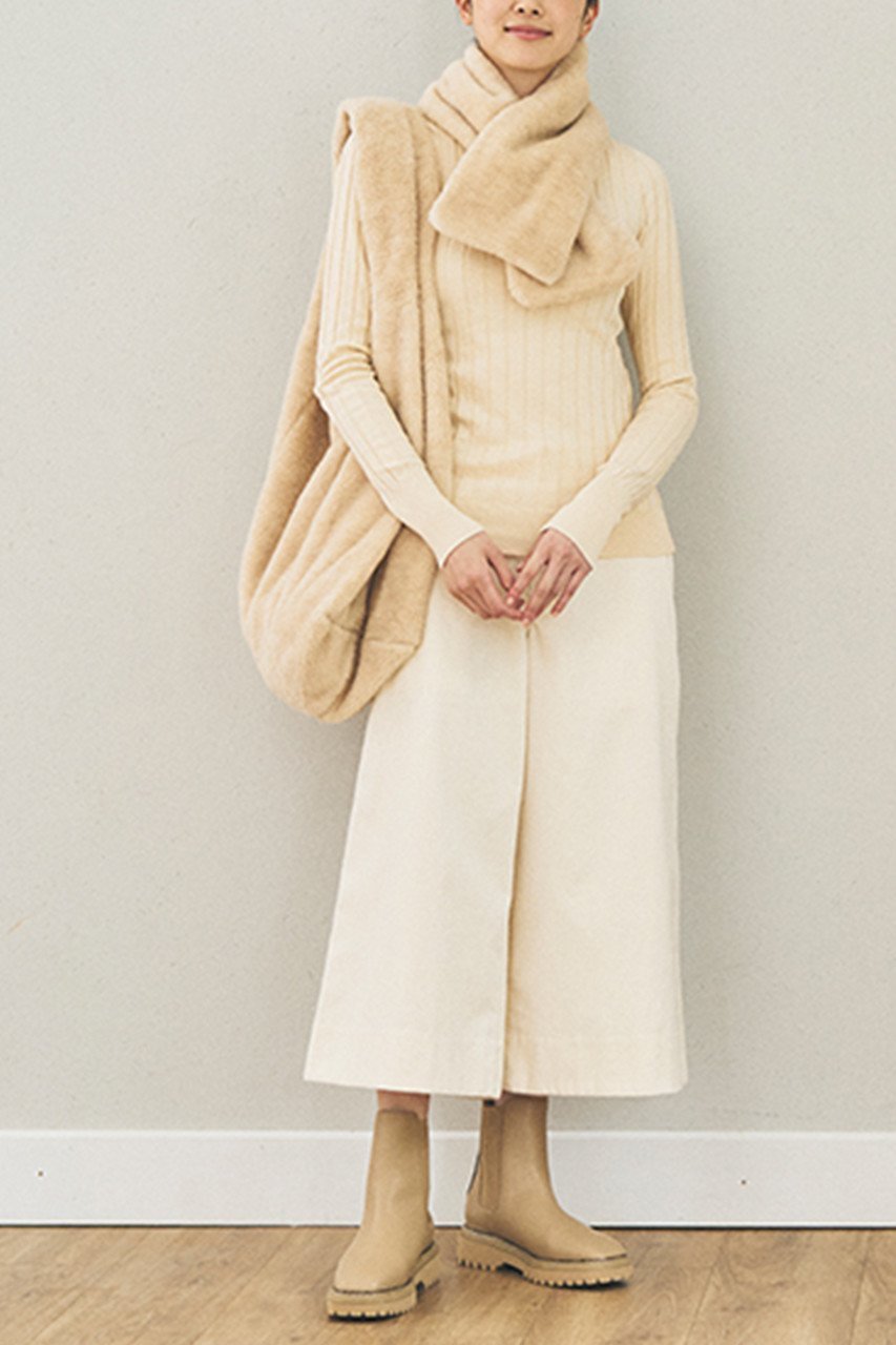 【プリスティン/PRISTINE】のアルパカリッチボアマフラ- 人気、トレンドファッション・服の通販 founy(ファニー) 　ファッション　Fashion　レディースファッション　Fashion for Women　ストール　Soft & Warm Scarves　マフラー・スヌード / 冬小物の定番　Scarves & Mufflers　なめらか　Smooth, Silky Texture　シンプル　Simple, Minimal　ストール　Stole, Wrap　デニム　Denim, Jeans Material　マフラー　Scarf, Muffler　ラグジュアリー　Luxury, Elegant　other-5|ID: prp329100002962867 ipo3291000000032866141