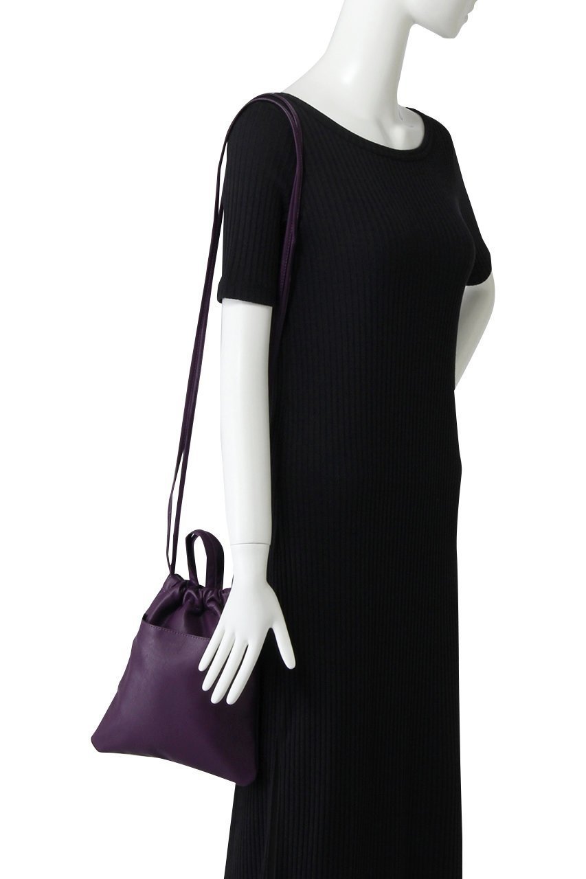 【メゾンスペシャル/MAISON SPECIAL】の【UNISEX】ヴィーガンレザー 巾着ショルダーバッグ 人気、トレンドファッション・服の通販 founy(ファニー) 　ファッション　Fashion　レディースファッション　WOMEN　バッグ　Bag　ユニセックス　Unisex　アウトドア　Outdoor　ショルダー　Shoulder　ポシェット　Pochette　ロング　Long　巾着　Purse　旅行　Travel　other-2|ID: prp329100002968750 ipo3291000000031823023