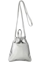 【メゾンスペシャル/MAISON SPECIAL】の【UNISEX】フェイクレザー 巾着ショルダーバッグ 人気、トレンドファッション・服の通販 founy(ファニー) ファッション Fashion レディースファッション Fashion for Women バッグ Bags ユニセックス Unisex, Genderless アウトドア Outdoor Clothing ショルダー Shoulder, Shoulder Strap フェイクレザー Faux Leather, PU Leather ポシェット Pochette, Mini Bag ロング Long, Long-Length 巾着 Drawstring Bag, Kinchaku 旅行 Travel thumbnail SLV(シルバー)|ID: prp329100002968750 ipo3291000000033948997