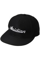 【オブシディアン/OBSIDIAN】のOD CURSIVE EMBROIDERY CAP ブラック×ホワイト|ID: prp329100002976403 ipo3291000000020202093