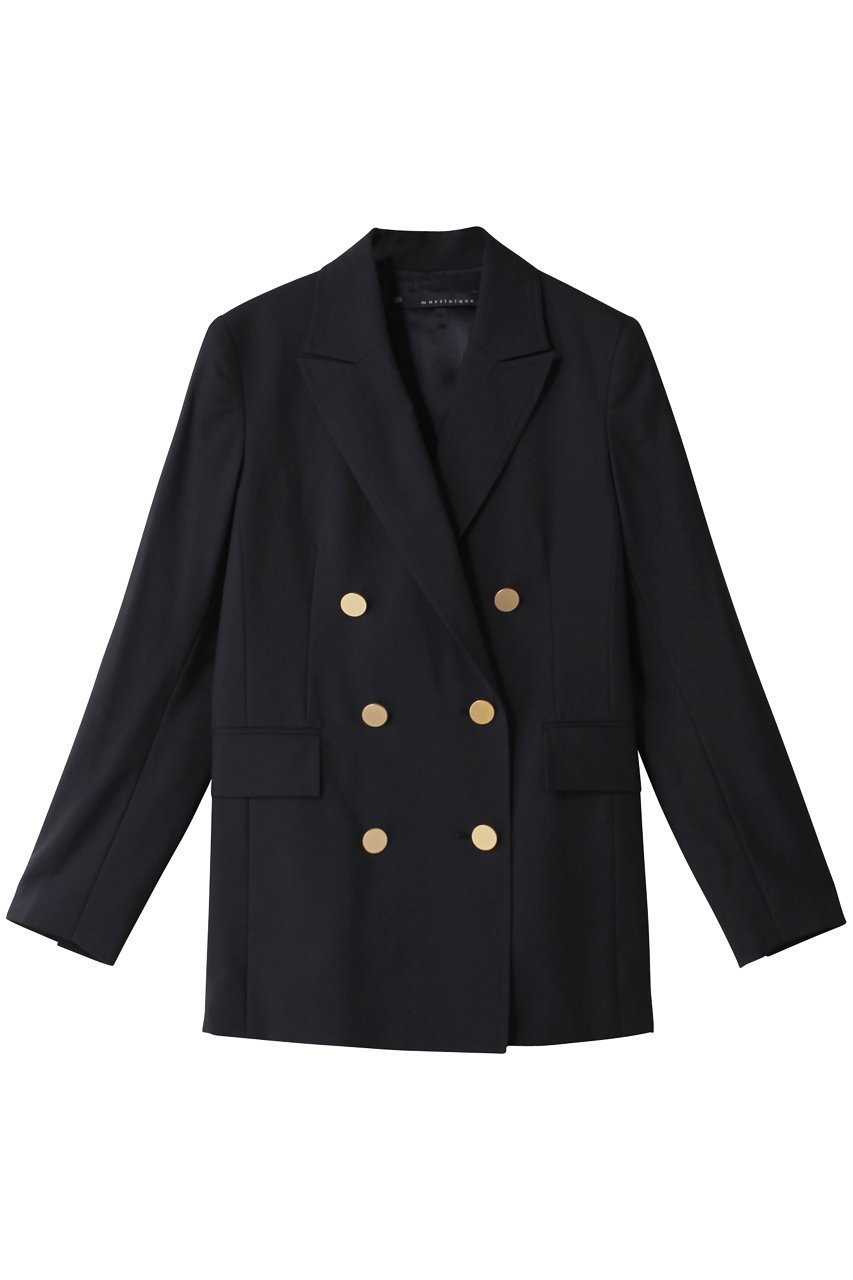 【マルティニーク/martinique】のESSENTIAL ジャケット インテリア・キッズ・メンズ・レディースファッション・服の通販 founy(ファニー) 　ファッション　Fashion　レディースファッション　Fashion for Women　アウター　Coat / Outerwear Collection　レディースジャケット・軽アウター　Jackets　イタリア　Italy　エレガント 上品　Elegant　ジャケット　Jacket, Outerwear　定番　Standard, Basic Item　ネイビー|ID: prp329100002980624 ipo3291000000032933534
