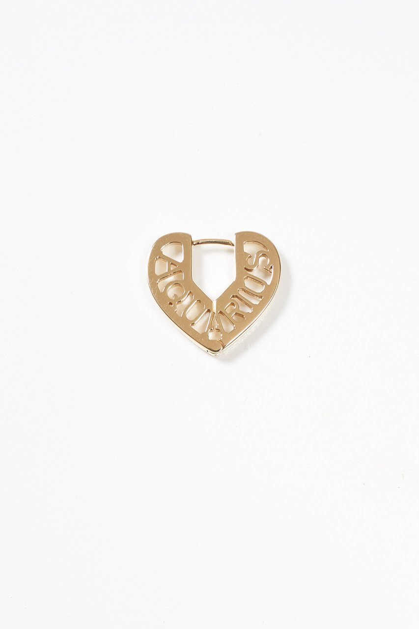 【プラウ/PLOW】のZodiac Heart ピアス(片耳用) インテリア・キッズ・メンズ・レディースファッション・服の通販 founy(ファニー) 　ファッション　Fashion　レディースファッション　WOMEN　ジュエリー　Jewelry　リング　Rings　イヤリング　Earrings　おすすめ　Recommend　アンティーク　Antique　イヤリング　Earrings　エレガント 上品　Elegant　ギフト プレゼント　Gift Present　クラシカル　Classical　ジュエリー　Jewelry　モチーフ　Motif　片耳　One Ear　AQUARIUS(みずがめ座)|ID: prp329100002989285 ipo3291000000031914099