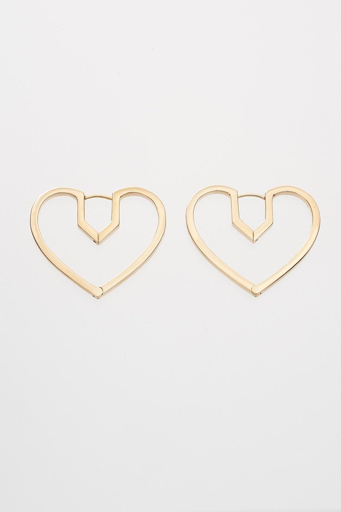 【プラウ/PLOW】のHug Heart Hoop ピアス M インテリア・キッズ・メンズ・レディースファッション・服の通販 founy(ファニー) https://founy.com/ ファッション Fashion レディースファッション WOMEN ジュエリー Jewelry リング Rings イヤリング Earrings イヤリング Earrings シンプル Simple 再入荷 Restock/Back In Stock/Re Arrival |ID: prp329100002989287 ipo3291000000031914124