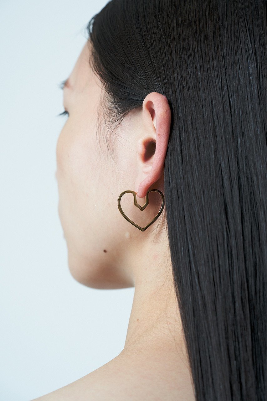 【プラウ/PLOW】のHug Heart Hoop ピアス M 人気、トレンドファッション・服の通販 founy(ファニー) 　ファッション　Fashion　レディースファッション　Fashion for Women　ジュエリー　Jewelry　ファッションリング　Fashion Rings　イヤリング・フープ・ドロップタイプ　Hoop, Drop & Clip Earrings　イヤリング　Earrings　シンプル　Simple, Minimal　other-2|ID: prp329100002989287 ipo3291000000035472664