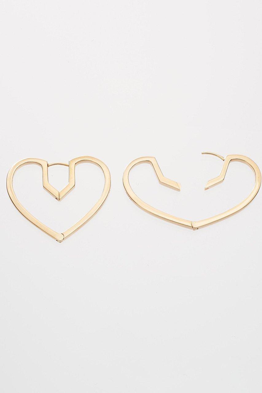 【プラウ/PLOW】のHug Heart Hoop ピアス M 人気、トレンドファッション・服の通販 founy(ファニー) 　ファッション　Fashion　レディースファッション　Fashion for Women　ジュエリー　Jewelry　ファッションリング　Fashion Rings　イヤリング・フープ・ドロップタイプ　Hoop, Drop & Clip Earrings　イヤリング　Earrings　シンプル　Simple, Minimal　other-3|ID: prp329100002989287 ipo3291000000035472665