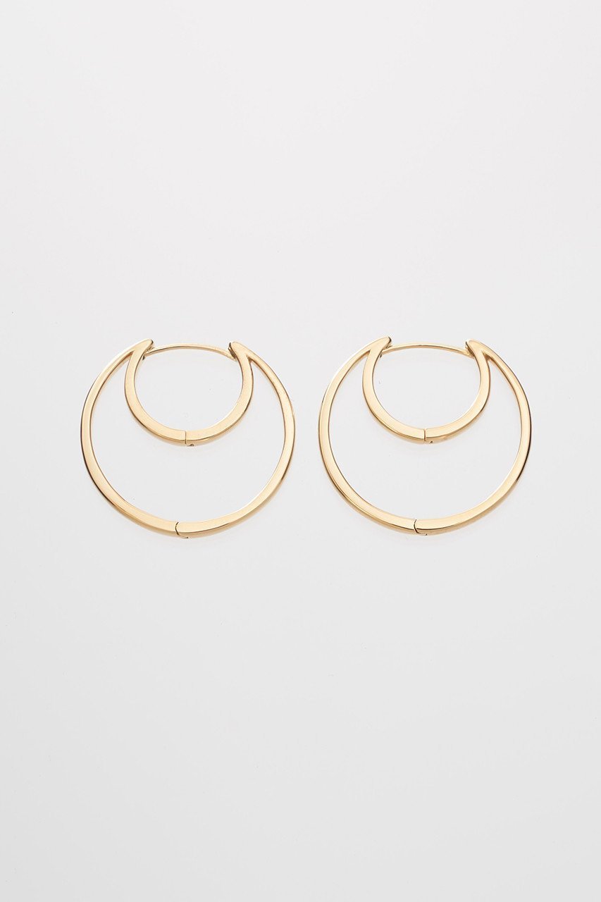 【プラウ/PLOW】のHug Moon Hoop ピアス M 人気、トレンドファッション・服の通販 founy(ファニー) 　ファッション　Fashion　レディースファッション　WOMEN　ジュエリー　Jewelry　リング　Rings　イヤリング　Earrings　イヤリング　Earrings　シンプル　Simple　 other-1|ID: prp329100002989289 ipo3291000000031914142