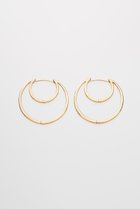 【プラウ/PLOW】のHug Moon Hoop ピアス M ゴールド|ID: prp329100002989289 ipo3291000000036200220