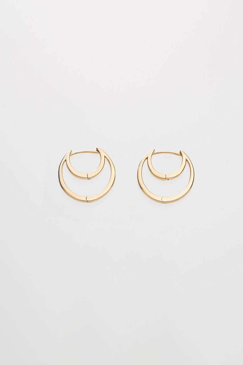 【プラウ/PLOW】のHug Moon Hoop ピアス S 人気、トレンドファッション・服の通販 founy(ファニー) 　ファッション　Fashion　レディースファッション　Fashion for Women　ジュエリー　Jewelry　ファッションリング　Fashion Rings　イヤリング・フープ・ドロップタイプ　Hoop, Drop & Clip Earrings　イヤリング　Earrings　シンプル　Simple, Minimal　 other-1|ID: prp329100002989290 ipo3291000000031914150
