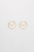 【プラウ/PLOW】のHug Moon Hoop ピアス S ゴールド|ID: prp329100002989290 ipo3291000000036200228