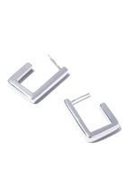 【クイップ クエイント/quip queint】のrectangle hoop ピアス シルバー|ID: prp329100002993435 ipo3291000000035124896