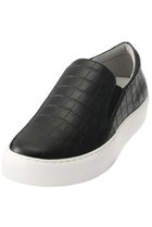 【ダニエラ アンド ジェマ/Daniella & GEMMA】の【レイン対応】クロコ型押しスリッポン ブラック型押し|ID:prp329100002993488