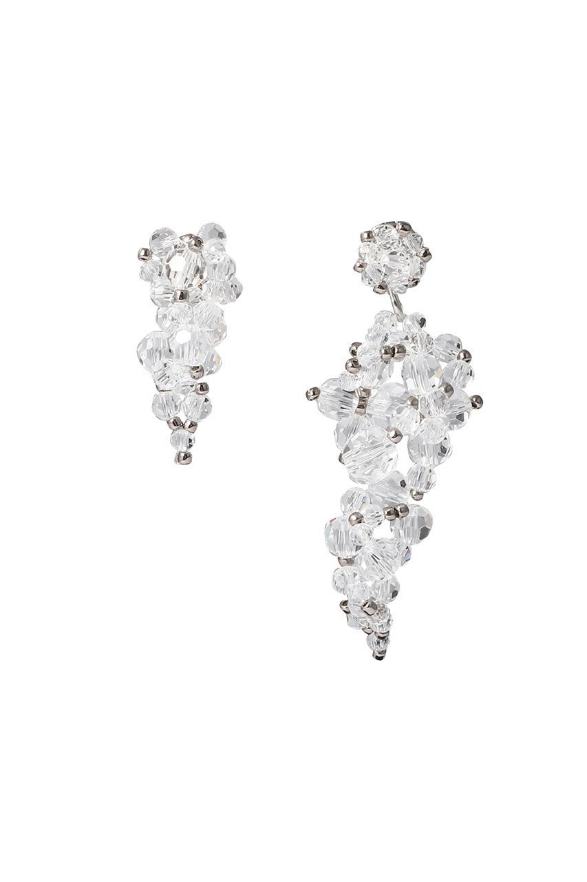 【ランバン オン ブルー/LANVIN en Bleu】のアシンメビーズピアス インテリア・キッズ・メンズ・レディースファッション・服の通販 founy(ファニー) 　ファッション　Fashion　レディースファッション　Fashion for Women　ジュエリー　Jewelry　ファッションリング　Fashion Rings　イヤリング・フープ・ドロップタイプ　Hoop, Drop & Clip Earrings　イヤリング　Earrings　シンプル　Simple, Minimal　モチーフ　Motif, Design Theme　ホワイト|ID: prp329100002996515 ipo3291000000035611517