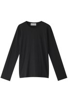 【マリリンムーン/MARILYN MOON】の【WALANCE】コットンカシミヤクルーネックTシャツ スミクロ|ID: prp329100002999178 ipo3291000000036123009