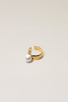 【サラース/SARARTH】のFAKE PEARL ゴールドワイドイヤーカフ ゴールド|ID: prp329100003004022 ipo3291000000035968552