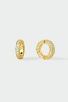 【アヤミ ジュエリー/AYAMI jewelry】のTriple Pave フープイヤリング ゴールド|ID:prp329100003004026