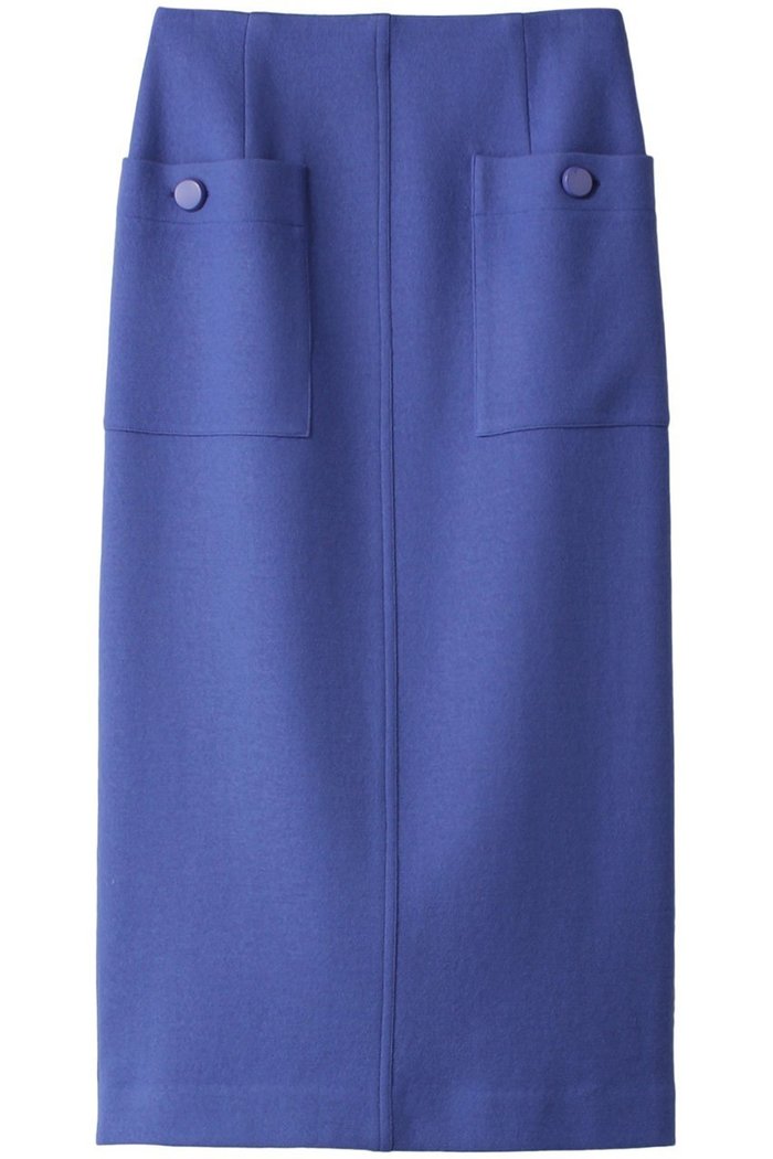 【アルアバイル/allureville】のカラーメルトン釦付キタイトスカート インテリア・キッズ・メンズ・レディースファッション・服の通販 founy(ファニー) https://founy.com/ ファッション Fashion レディースファッション Fashion for Women スカート Skirts ロングスカート Long Skirts / Maxi & Midi Skirts シンプル Simple, Minimal タイトスカート Pencil Skirt, Tight Skirt フェミニン Feminine, Girly ポケット Pocket, Pocket Detail メルトン Melton, Heavy Wool ロング Long, Long-Length |ID: prp329100003009273 ipo3291000000036544122